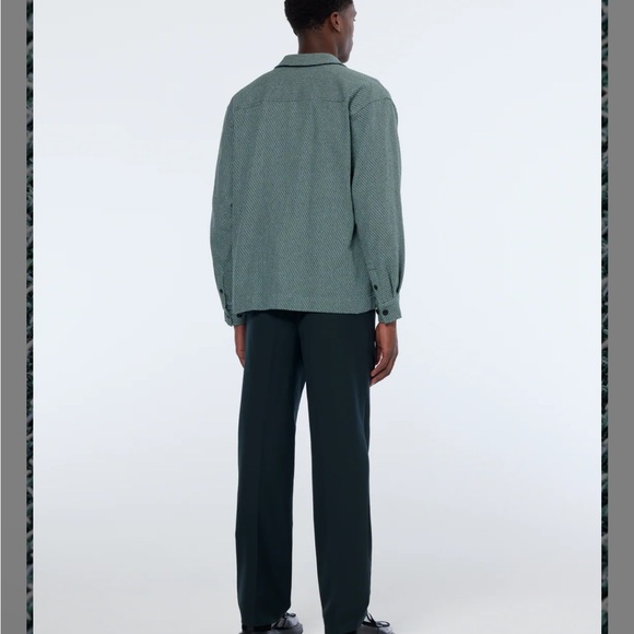 NWT Scotch & Soda Relaxed Fit Structured Shirt - Picture 3 of 5